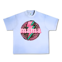 Grape Ice Mama leopard background Mother's Day Urban Heavy Tee - CowGirlArtShop