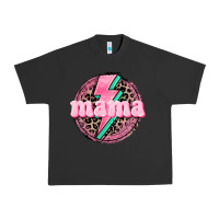 Pigment Black Mama leopard background Mother's Day Urban Heavy Tee - CowGirlArtShop