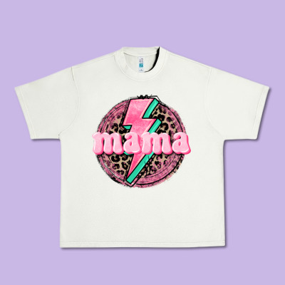 Mama Leopard Background Mother's Day Urban Heavy Tee Designed By Cowgirlartshop