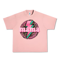 Salmon Mama leopard background Mother's Day Urban Heavy Tee - CowGirlArtShop