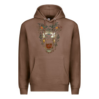 Chestnut Werewolf Face Lycan Gothic Horror Occult Scary Halloween Premium Hoodie - longCreatives