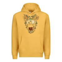 Mustard Werewolf Face Lycan Gothic Horror Occult Scary Halloween Premium Hoodie - longCreatives