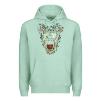 Seafoam Werewolf Face Lycan Gothic Horror Occult Scary Halloween Premium Hoodie - longCreatives