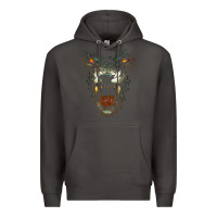 Smoke Werewolf Face Lycan Gothic Horror Occult Scary Halloween Premium Hoodie - longCreatives