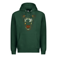 Sports Green Werewolf Face Lycan Gothic Horror Occult Scary Halloween Premium Hoodie - longCreatives