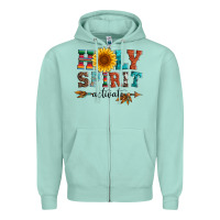 Seafoam holy spirit activate Zipper Hoodie - Artiststas
