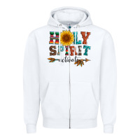 White holy spirit activate Zipper Hoodie - Artiststas