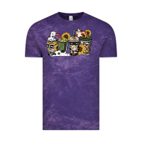 Cloud Purple cowhide coffee cup Vintage Tee - HowdyJamesFarm