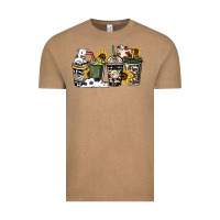 Vintage Coffee cowhide coffee cup Vintage Tee - HowdyJamesFarm