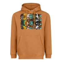 Meerkat western handdrawn patterns brushstrokes Heavyweight Hoodie - BarkalooDesign