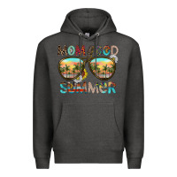 Charcoal Heather Mom Bad Summer Premium Hoodie - CowhideDigitalArt