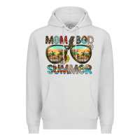 Dove Grey Mom Bad Summer Premium Hoodie - CowhideDigitalArt