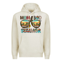 Oatmeal Heather Mom Bad Summer Premium Hoodie - CowhideDigitalArt