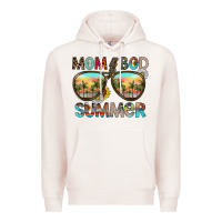 Pale Pink Mom Bad Summer Premium Hoodie - CowhideDigitalArt