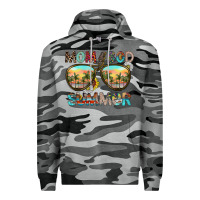 Slate Camo Mom Bad Summer Premium Hoodie - CowhideDigitalArt
