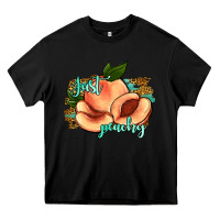 Black just peachy 2 Heavy Core Tee - JahusDesignShop
