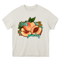 Cream just peachy 2 Heavy Core Tee - JahusDesignShop