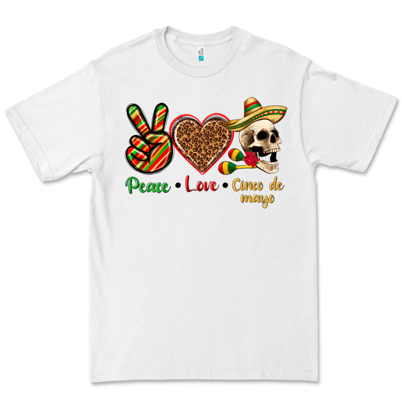 Peace Love Cinco De Mayo Premium Tee by texasbilliewilder | Teevron