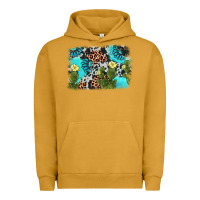 Pigment Peanut Butter cactus gemstone background Urban Hoodie - AdoDesignShop