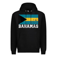 Black Bahamas Flag Country Men Women Kids Christmas Gift Family Premium Hoodie - longCreatives