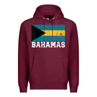 Burgundy Bahamas Flag Country Men Women Kids Christmas Gift Family Premium Hoodie - longCreatives