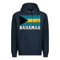 Navy Bahamas Flag Country Men Women Kids Christmas Gift Family Premium Hoodie - longCreatives