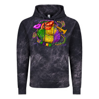 Cloud Black mardi gras lips olivia Vintage Hoodie - OliviaCreatesArt