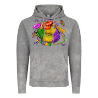 Cloud Rock mardi gras lips olivia Vintage Hoodie - OliviaCreatesArt