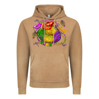 Vintage Camel mardi gras lips olivia Vintage Hoodie - OliviaCreatesArt