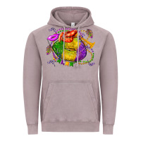 Vintage Zinc mardi gras lips olivia Vintage Hoodie - OliviaCreatesArt