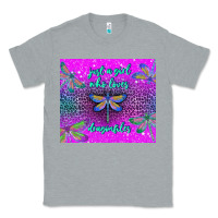 Heather Grey just a girl who loves dragonfiles Classic Tee - TumblerDesignByShophia
