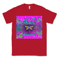 Red just a girl who loves dragonfiles Classic Tee - TumblerDesignByShophia