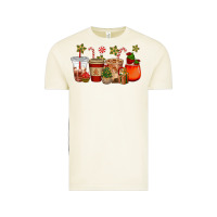 Vintage Arctic christmas cup cakes coffee cups Vintage Tee - CowGirlArtShop