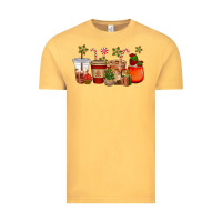 Vintage Mustard christmas cup cakes coffee cups Vintage Tee - CowGirlArtShop