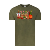 Vintage Olive christmas cup cakes coffee cups Vintage Tee - CowGirlArtShop