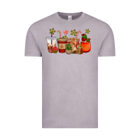 Vintage Zinc christmas cup cakes coffee cups Vintage Tee - CowGirlArtShop
