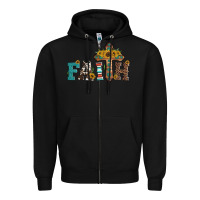 Black faith Zipper Hoodie - Artiststas