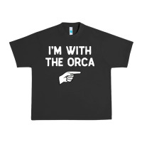 Im With The Orca Costume Halloween Matching Party Urban Heavy Tee | Teevron