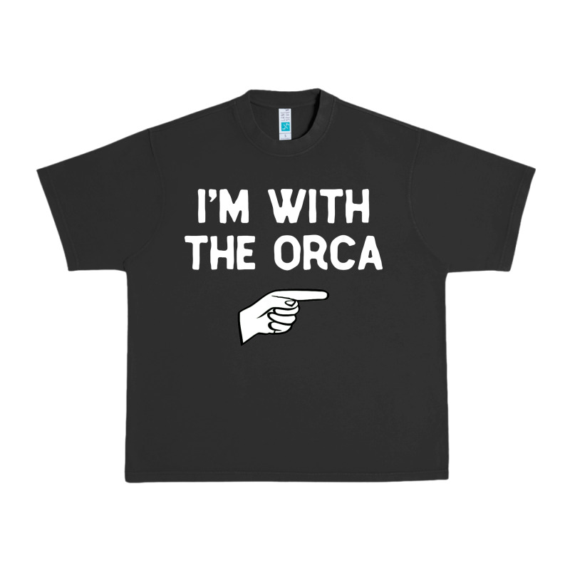 Im With The Orca Costume Halloween Matching Party Urban Heavy Tee by longCreatives | Teevron
