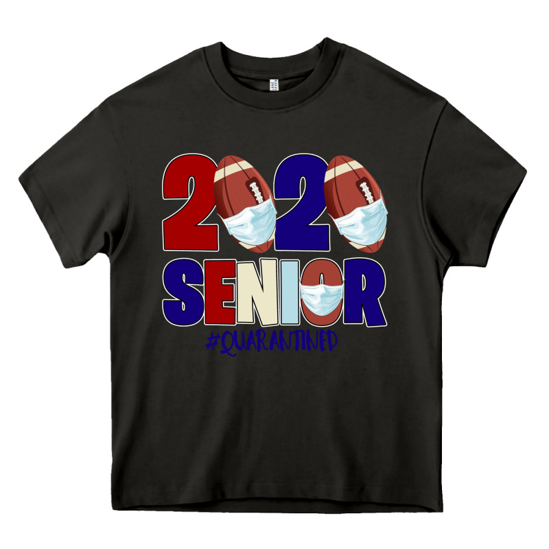 Quarantined Senior 2020 American Football Heavy Core Tee by Bettercallsaul | Teevron