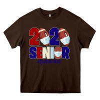 Chocolate Brown Quarantined Senior 2020 American Football Heavy Core Tee - Bettercallsaul