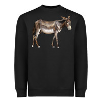 Black american mammoth jackstock donkey Heavyweight Sweatshirt - LillyAllenDesigns