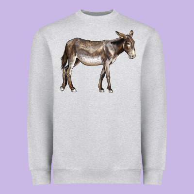American Mammoth Jackstock Donkey Heavyweight Sweatshirt Designed By Lillyallendesigns