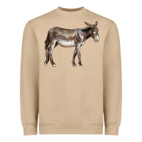 Mushroom american mammoth jackstock donkey Heavyweight Sweatshirt - LillyAllenDesigns