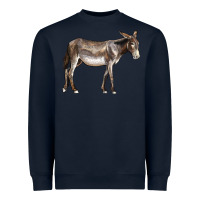 Navy american mammoth jackstock donkey Heavyweight Sweatshirt - LillyAllenDesigns