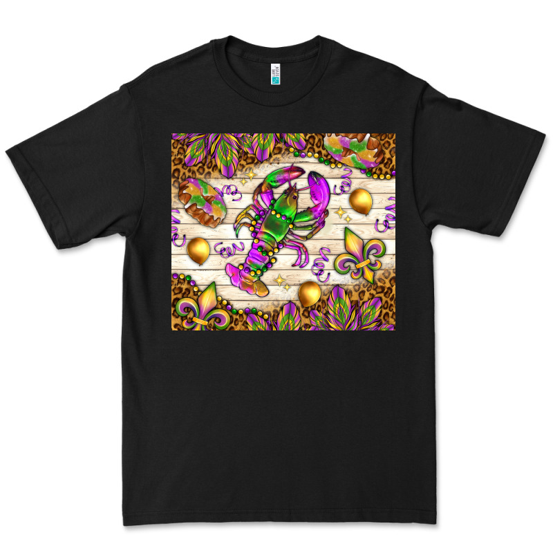 Mardi Gras With Crab Premium Tee by NancyCooperArtShop | Teevron