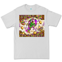 Dove Grey Mardi Gras with crab Premium Tee - NancyCooperArtShop