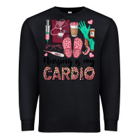 Black nursing is my cardio Premium Sweatshirt - BarkalooDesign