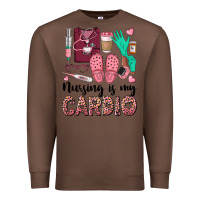 Chestnut nursing is my cardio Premium Sweatshirt - BarkalooDesign