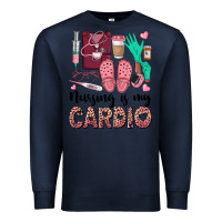 Navy nursing is my cardio Premium Sweatshirt - BarkalooDesign